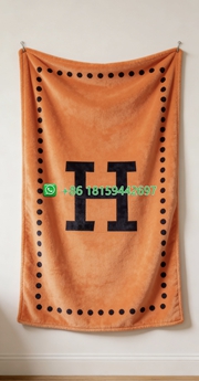 Hermes Throw Blankets